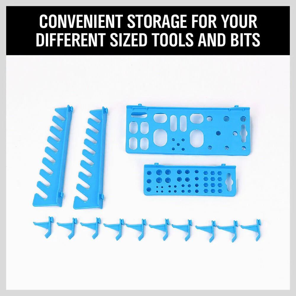 64 Storage Bin Rack - Wall Mounted