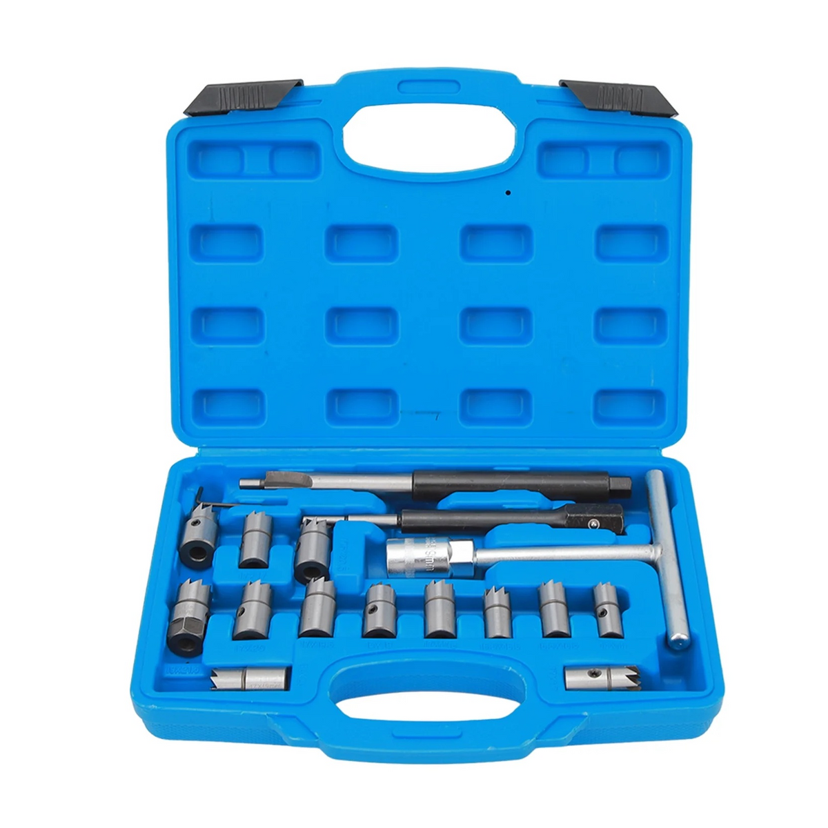 Diesel Injector Seat Cutter Kit - 17 Piece