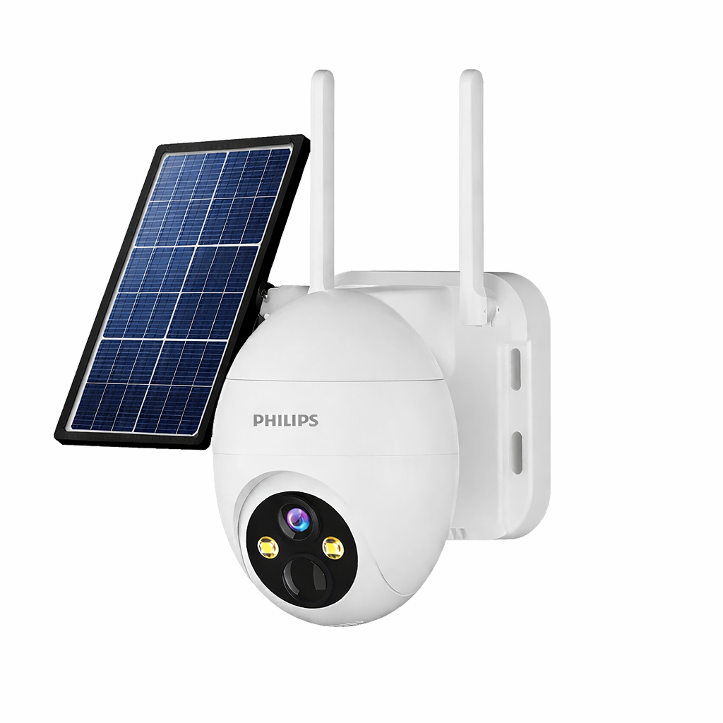 Philips 4K Solar Powered Outdoor Wireless CCTV Camera