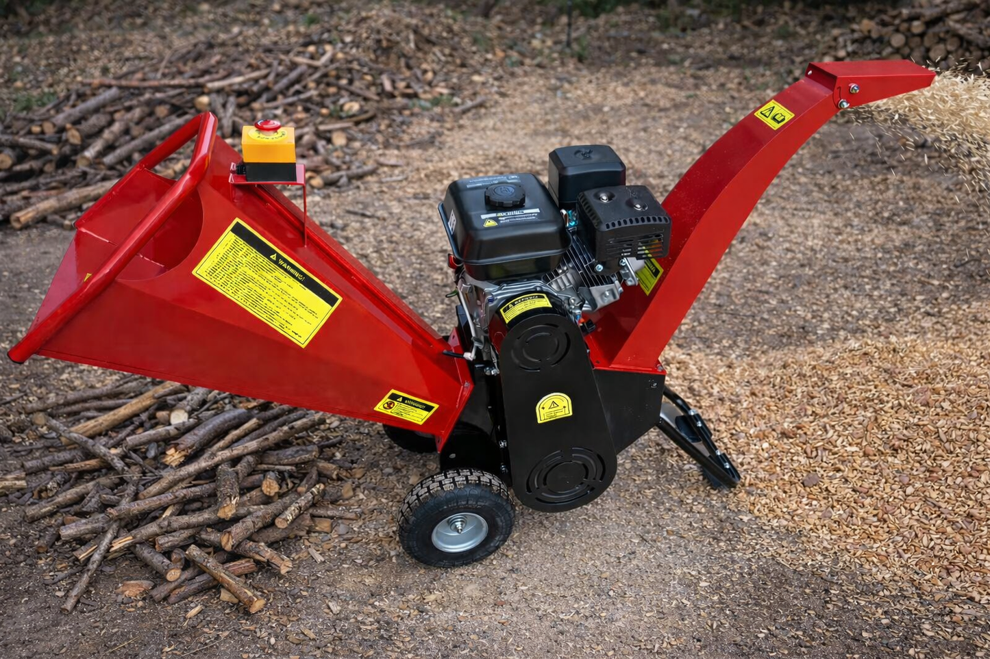Titan Gear 7.5hp 4-Stroke Engine Wood Chipper