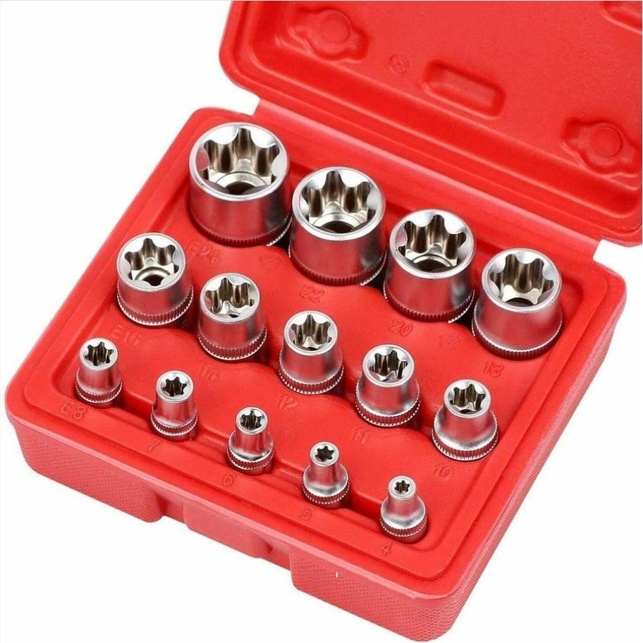 14 Piece E-Torx Socket Set
