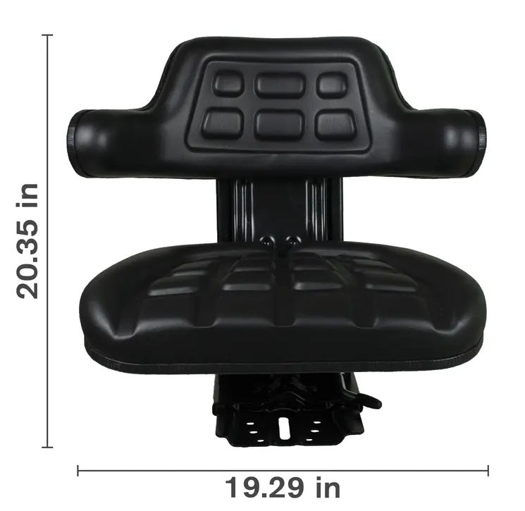 Suspension Forklift and Ride On Mower Seat With Armrests