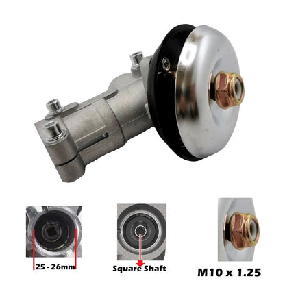 RYOBI Compatible Line Trimmer Gear Head Square Drive 25 - 26mm Shaft
