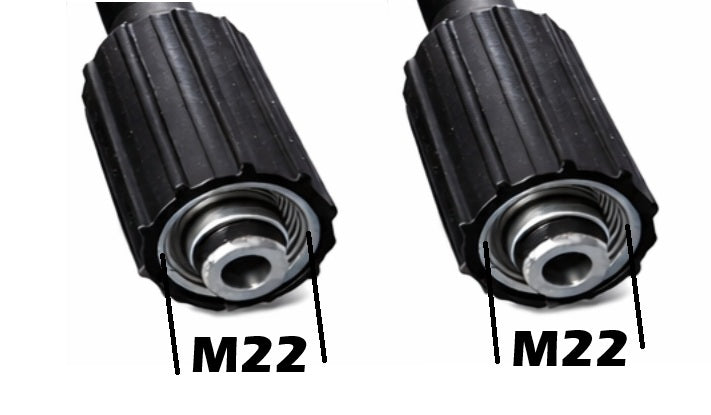 Pressure Washer Hose M22 - M22 Fitting 20M