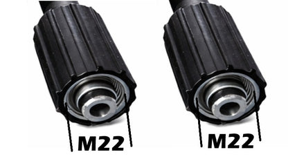 Pressure Washer Hose M22 - M22 Fitting 20M