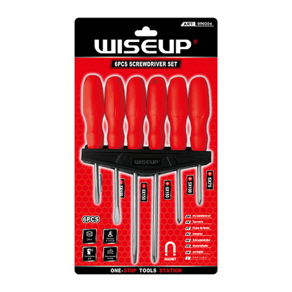 WISEUP Essentials Screwdriver Set - 6 Piece