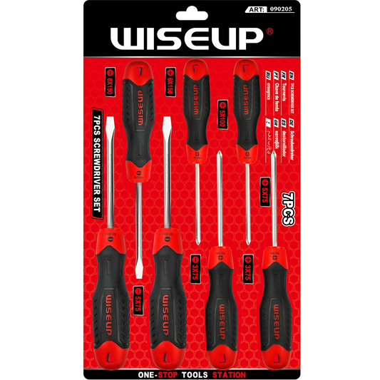WISEUP Essentials Screwdriver Set - 7 Piece