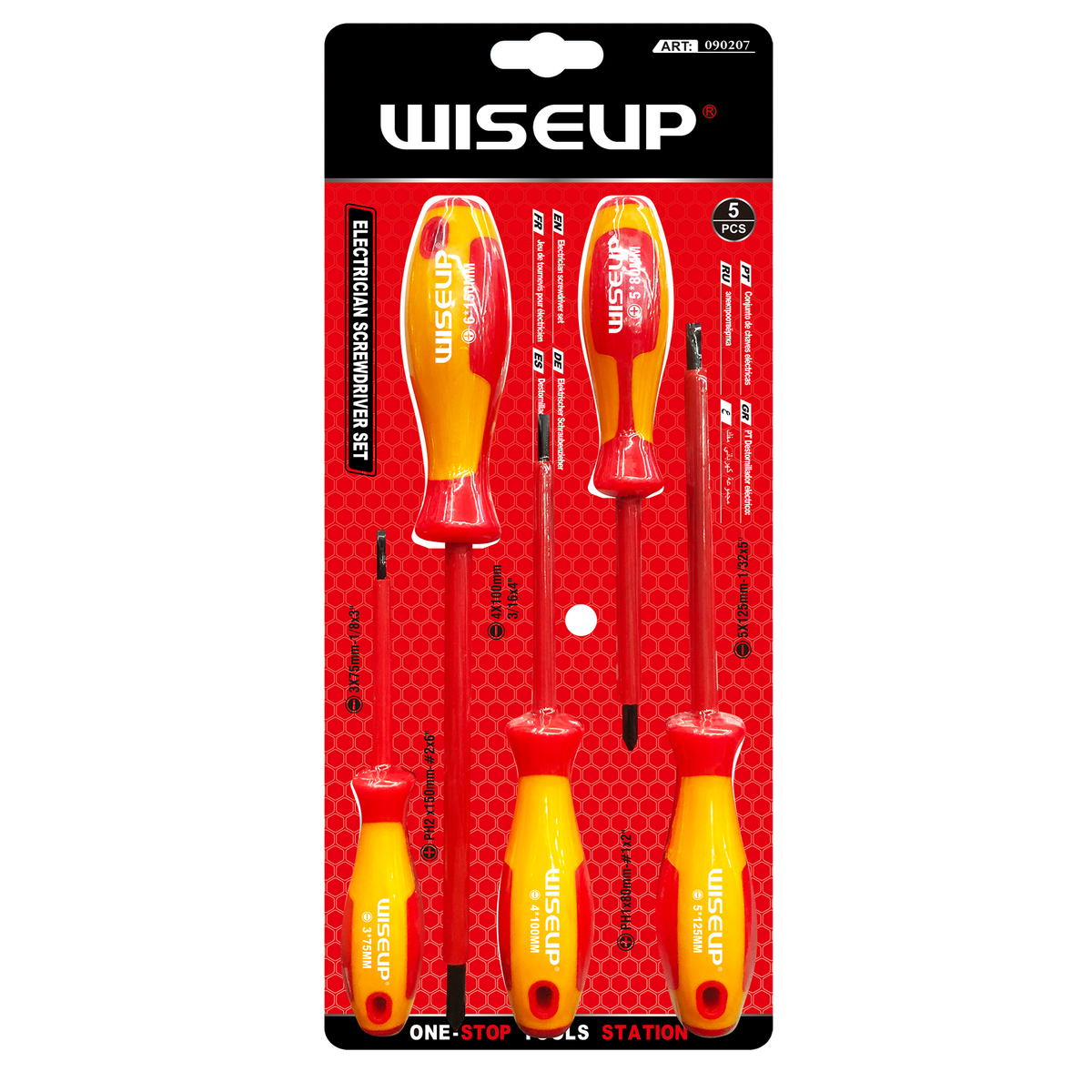 WISEUP VDE Insulated Screwdriver Set