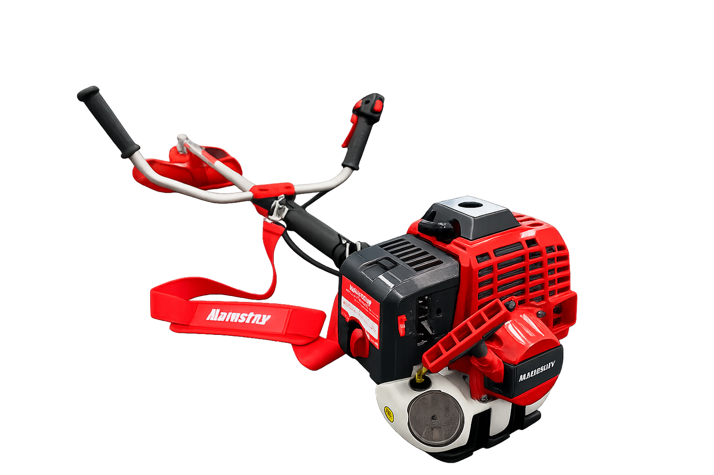 Mainstay 63cc 2-Stroke Engine Petrol Line Trimmer 2-in-1