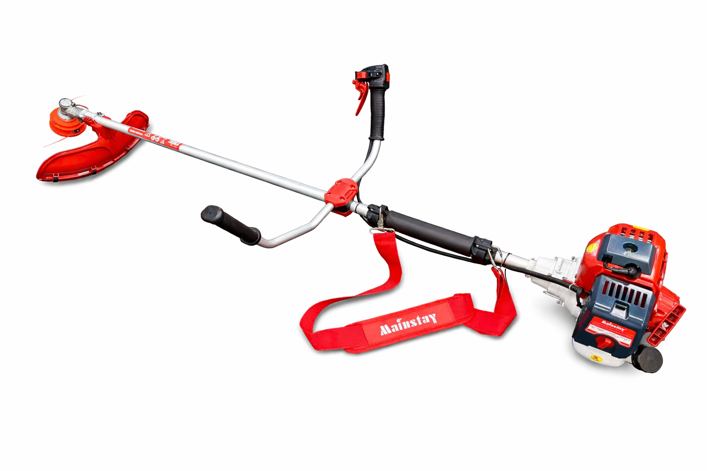 Mainstay 63cc 2-Stroke Engine Petrol Line Trimmer 2-in-1