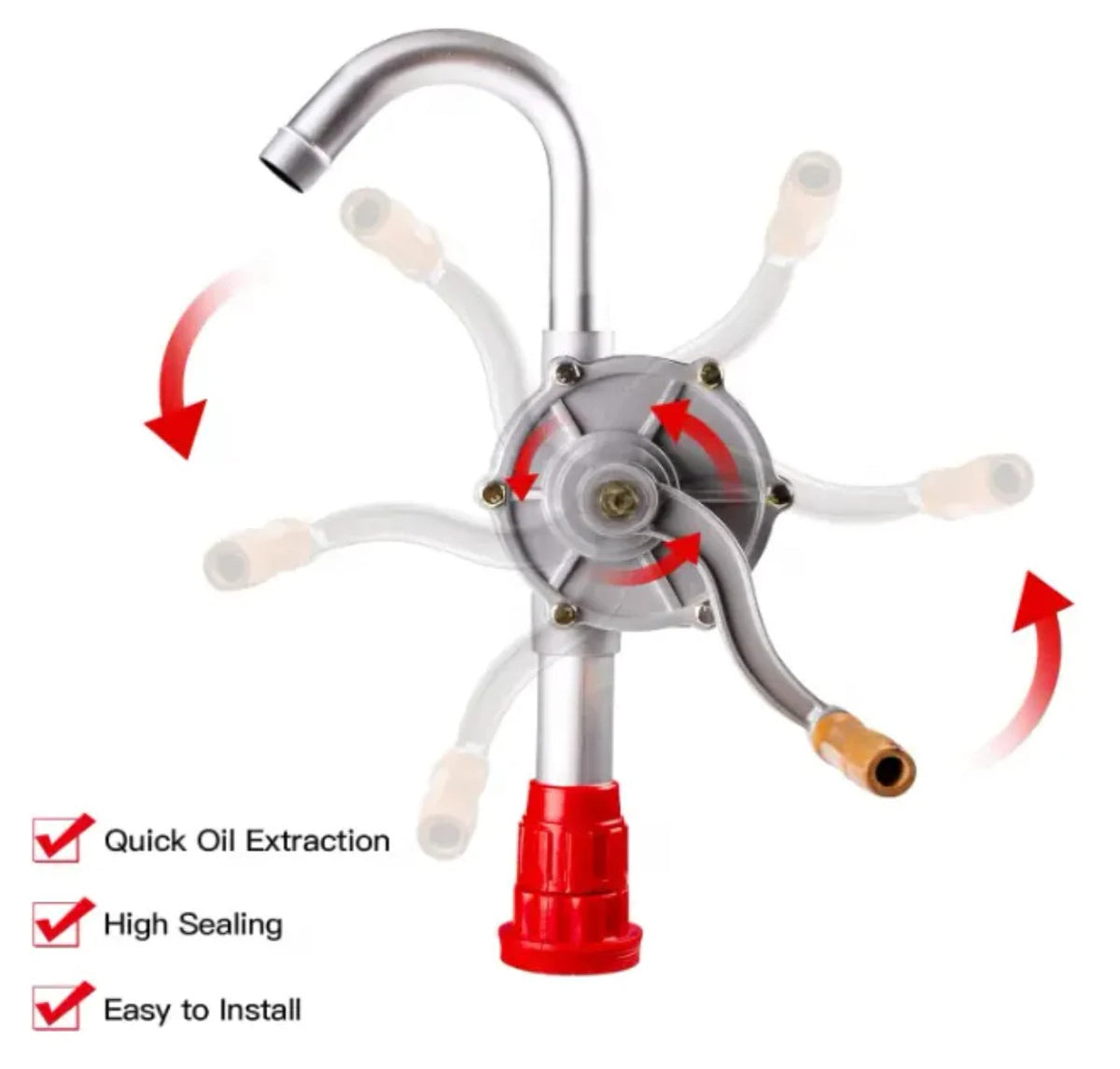 Drum Barrel Manual Rotary Pump