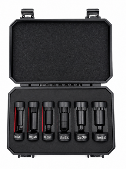 Suspension Strut Nut Socket Set - 6 Piece