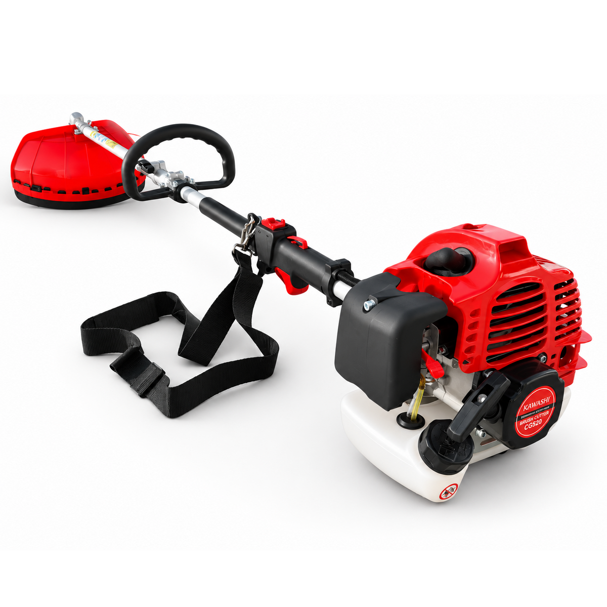 52cc 2-Stroke Engine - Split Shaft Petrol Line Trimmer 2 in 1