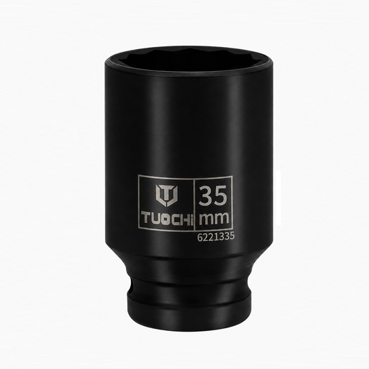 35mm 1/2 Inch Drive Double Hex Deep Impact Socket