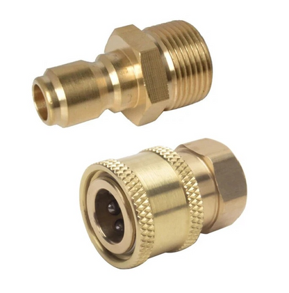 Pressure Washer Fitting Adapter Set M22 - 1/4 Inch Quick Connect