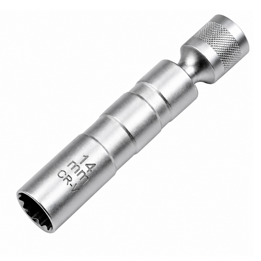 14mm Thin Wall Swivel Magnetic Spark Plug Socket