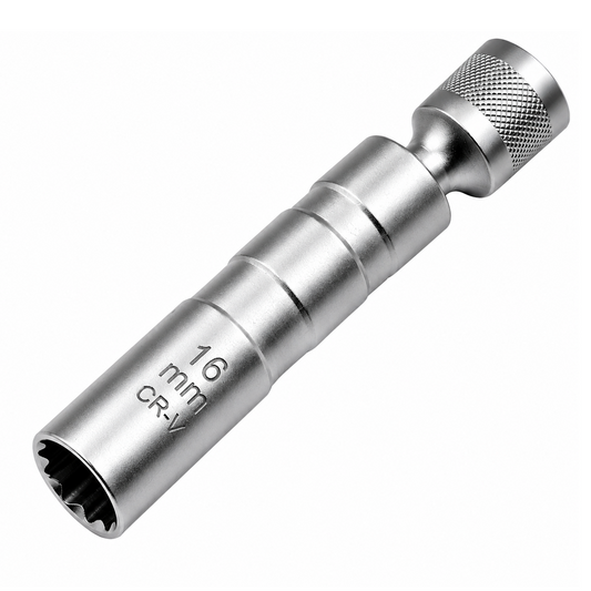 16mm Thin Wall Swivel Magnetic Spark Plug Socket