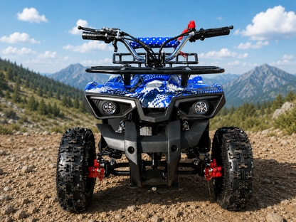 49cc 2-Stroke Kids ATV Quad Bike - Blue