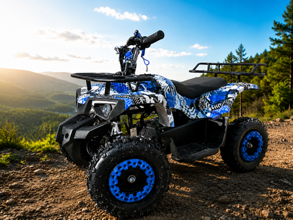 49cc 2-Stroke Kids ATV Quad Bike - Blue