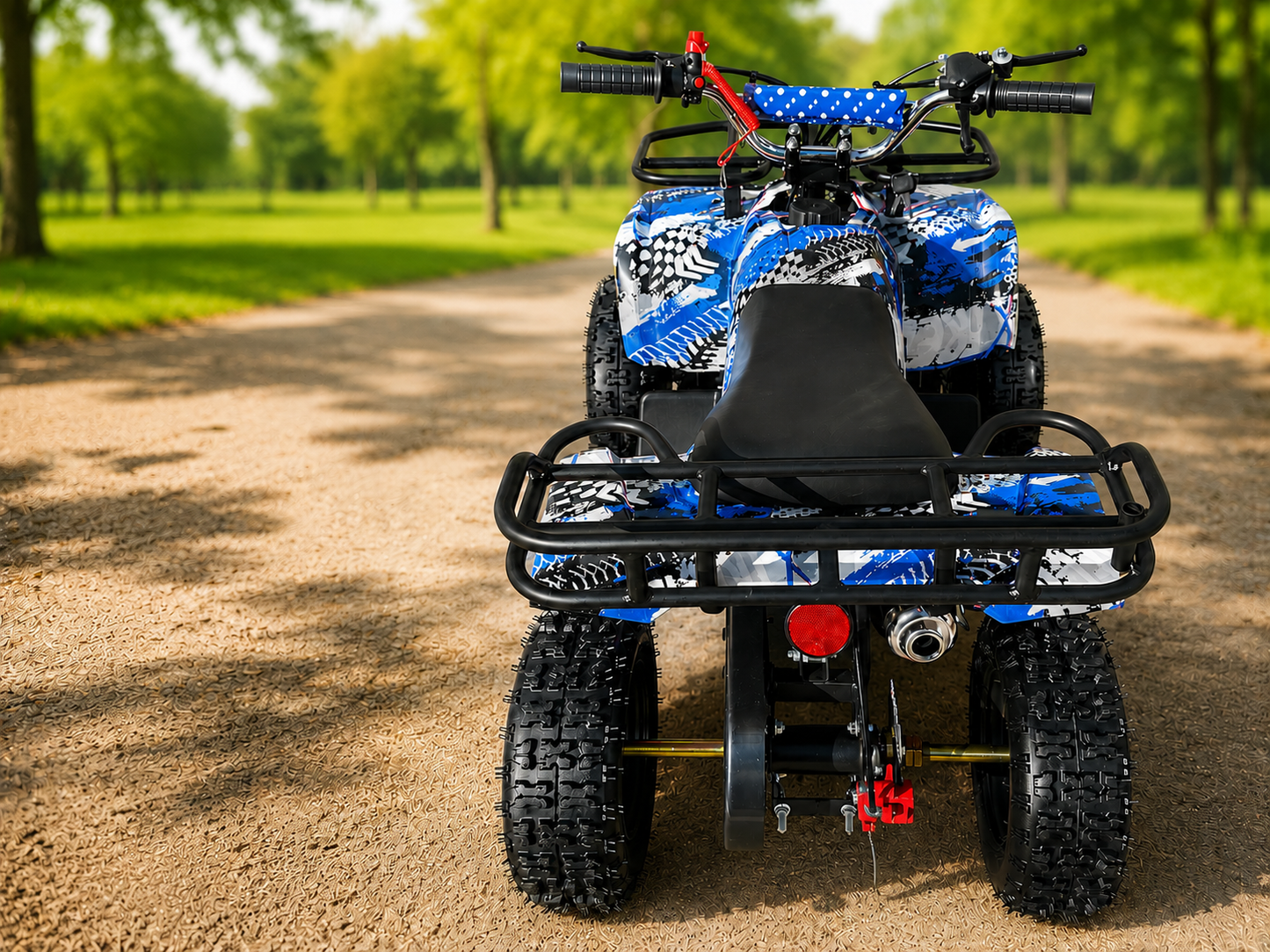 49cc 2-Stroke Kids ATV Quad Bike - Blue