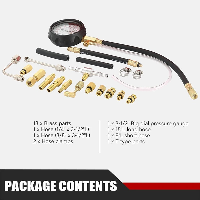 Comprehensive Fuel Injection Pump Pressure Tester Kit