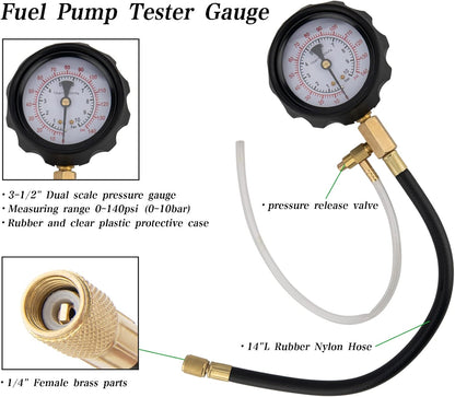 Comprehensive Fuel Injection Pump Pressure Tester Kit