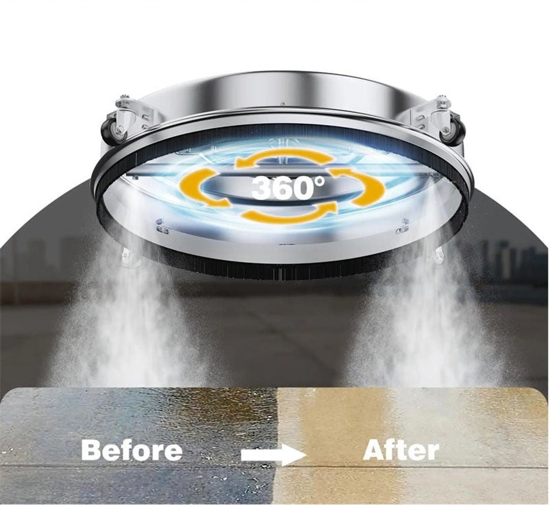 20 Inch 4200 PSI Walk-Behind Pressure Washer Surface Cleaner Attachment