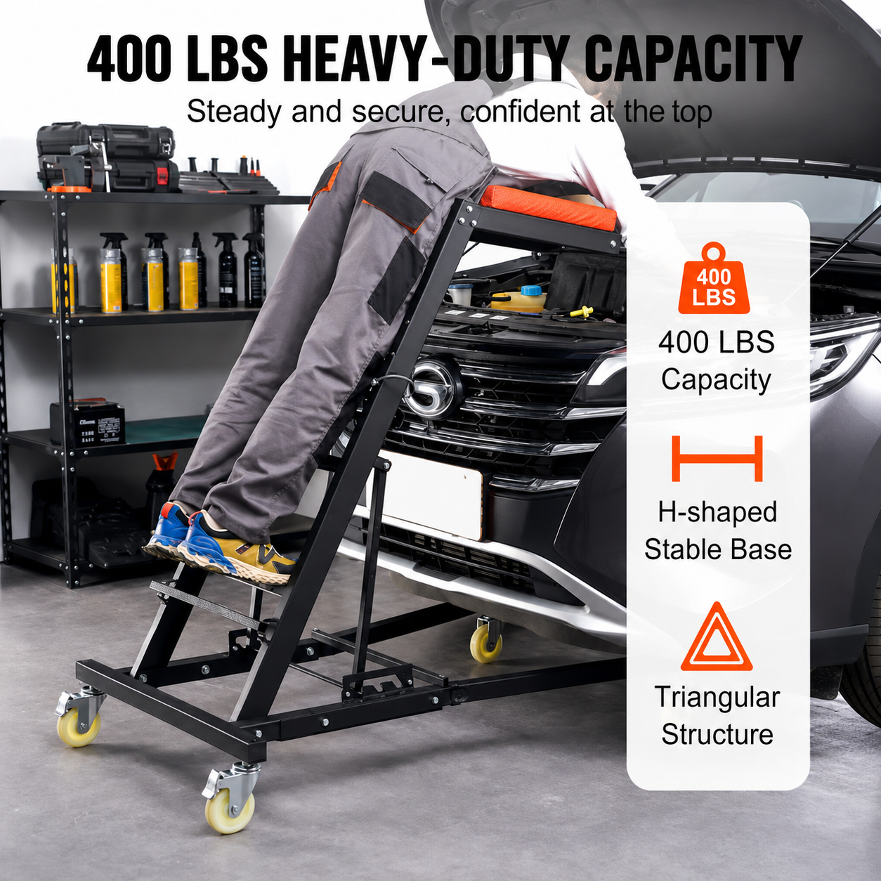 Automotive Topside Creeper 400lbs