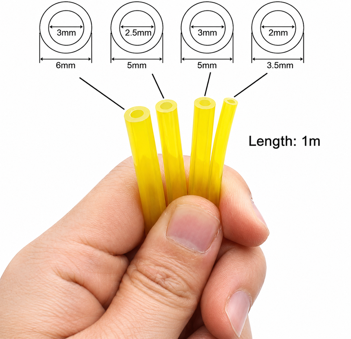 Small Engine Fuel Line Set - 4 Pack