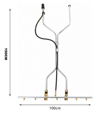 4000 PSI 39 Inch Pressure Washer Attachment Water Broom