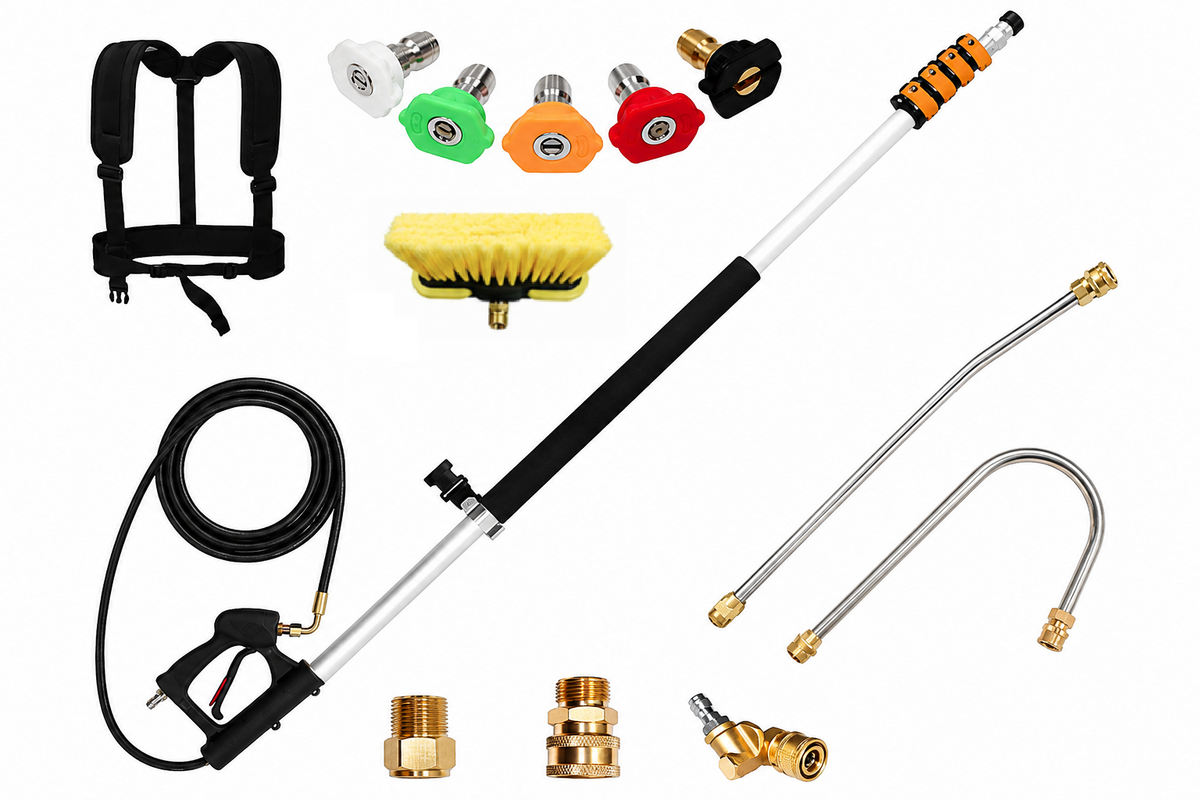 6.4m Pressure Washer Telescopic Wand Attachment