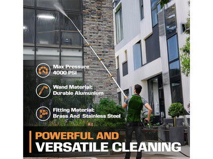 6.4m Pressure Washer Telescopic Wand Attachment