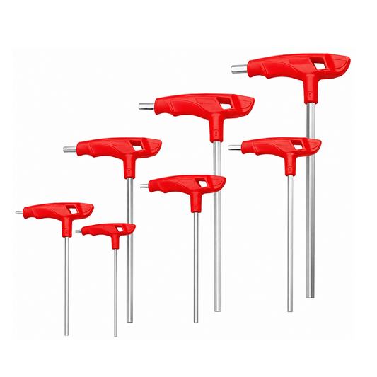 WISEUP T-Handle Metric Hex Key Set