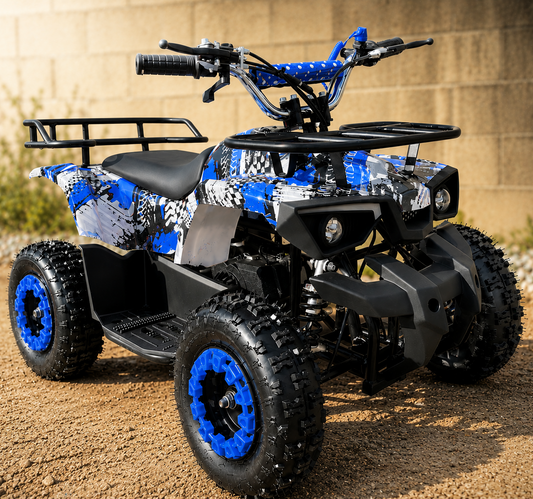 49cc 2-Stroke Kids ATV Quad Bike - Blue