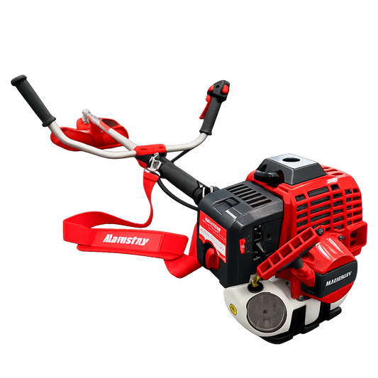 Mainstay 63cc 2-Stroke Engine Petrol Line Trimmer 2-in-1