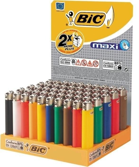 BiC J26 Maxi Lighters - Tray 50