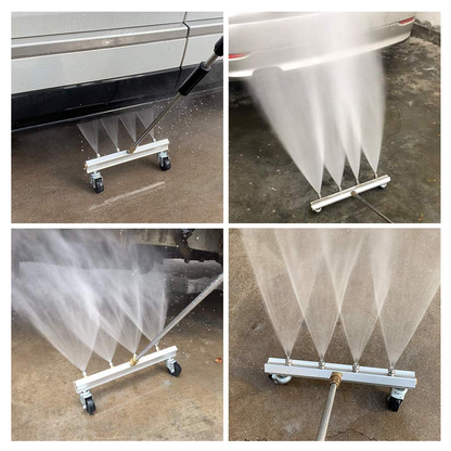 Under Body Chassis Cleaning Pressure Washer Attachment 1/4 Inch Quick Connect