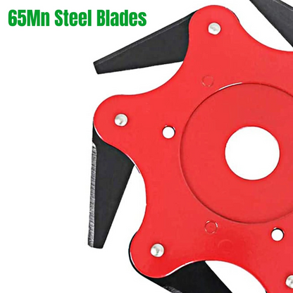 6 Bladed Swing Back Brush Cutter Blade