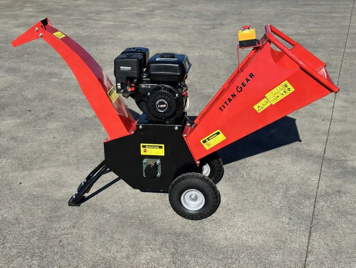 Titan Gear 7.5hp 4-Stroke Engine Wood Chipper