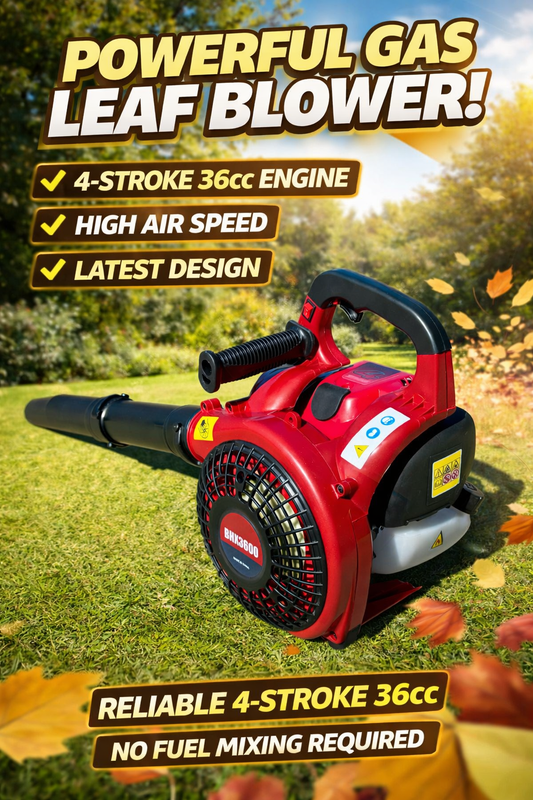 36cc 4-Stroke Engine - Petrol Leaf Blower