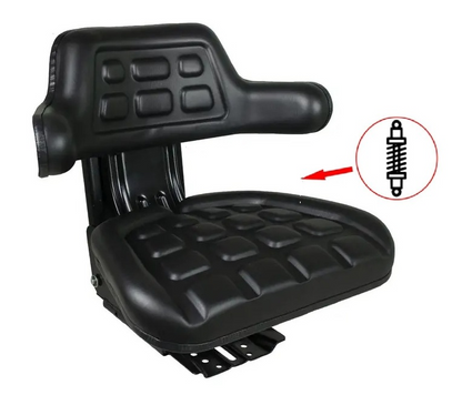 Suspension Forklift and Ride On Mower Seat With Armrests