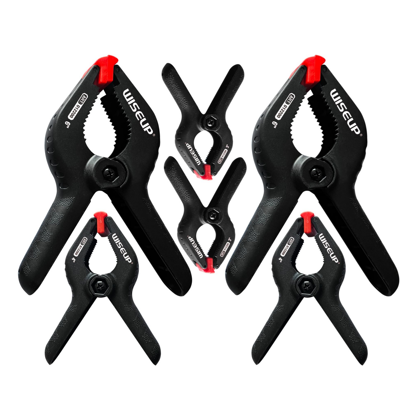 WISEUP Spring Clamps Set - 6 Piece