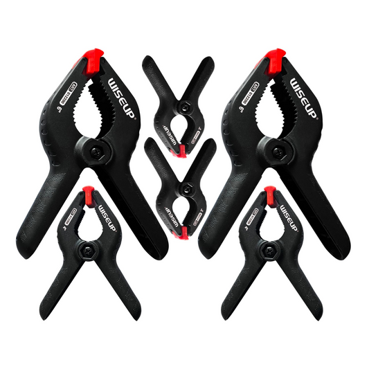 WISEUP Spring Clamps Set - 6 Piece
