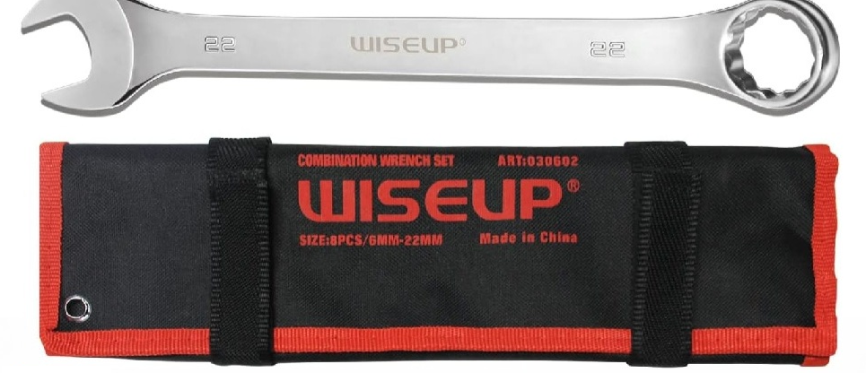 WISEUP Metric Combination Spanner Set - 14 Pieces